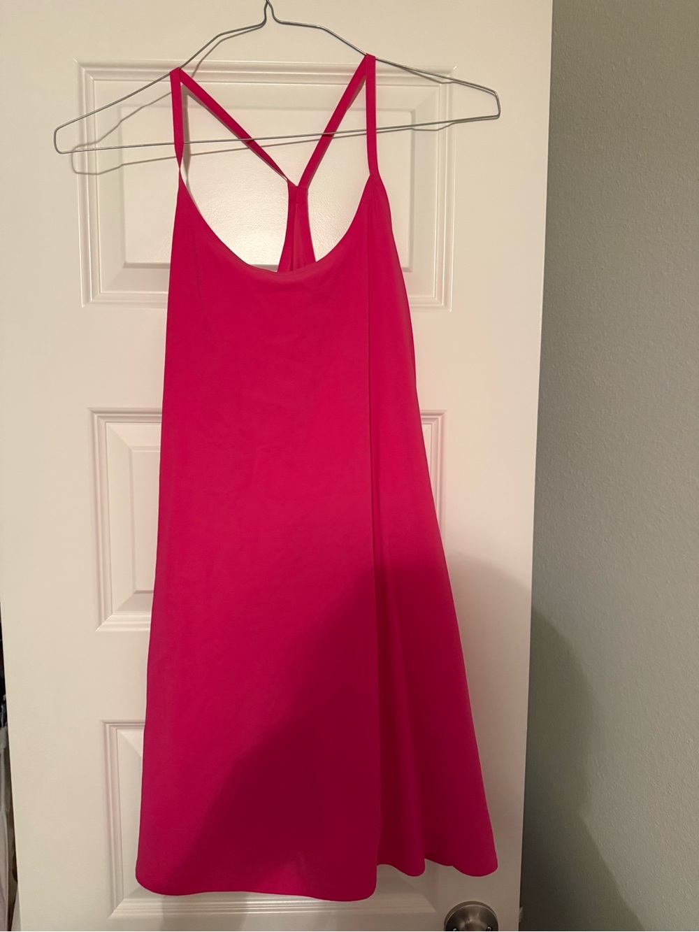 Outdoor Voices Hot Pink Racerback Tennis Dress